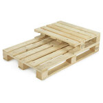 Palette bois export mi - lourde - 800 x 1200 x 132 mm
