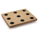 Palette carton embotable interpal - 1000 x 1200 x 120 mm