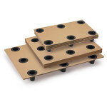 Palette carton embotable interpal - 630 x 1050 x 120 mm