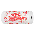 Papier imprimé paraffiné 1 face en bobine - boucherie - charcuterie laize 33 cm Papier imprimé paraffiné 1 face en bobine - boucherie - charcuterie laize 33 cm