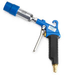 Pistolet de gonflage bleu pour coussins de calage