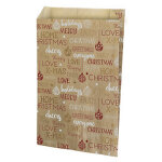 Pochette cadeau fantaisie coloris kraft