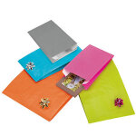 Pochette cadeau kraft acidul� - fuchsia 12 x 20 x 4, 5 cm