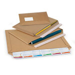 Pochette carton avec fermeture adhsive - 530 x 430 mm