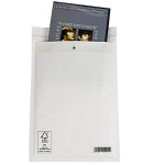 Pochette matelasse bulles blanche - 110 x 160 mm