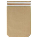 Pochette en papier kraft aller / retour  soufflet de fond - 380 x 480 mm