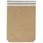 Pochette en papier kraft aller / retour  soufflet de fond - 480 x 600 mm