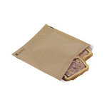 Pochette papier kraft brun  fermeture adhsive dimensions lxh 250 x 250 mm