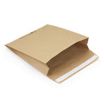 Pochette en papier kraft  soufflets latraux - 380 x 420 mm