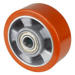 Roue polyuréthane pour transpalette diamètre 125 mm charge maximale 450 kg Roue polyuréthane pour transpalette diamètre 125 mm charge maximale 450 kg