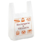 Sac bretelle 50 � liass� impression m�tier -  boulangerie & p�tisserie  dimensions ouverture 30 x 50 ...