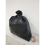 Sac gravats recycl en pebd 80% recycle gris opaque