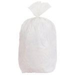 Sac poubelle couleur - blanc 100 l