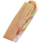 Sac sandwich papier - kraft brun ingraissable 10 x 35 x 5, 5 cm Sac sandwich papier - kraft brun ingraissable 10 x 35 x 5, 5 cm