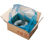 Sac à soufflet anticorrosion vci pour caisse carton palettisable - 410 + 150 / 150 x 650 mm Sac à soufflet anticorrosion vci pour caisse carton palettisable - 410 + 150 / 150 x 650 mm