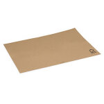 Set de table en papier recycl� brun dimensions 43 x 31 cm