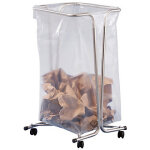 Support sac poubelle 110 litres - mobile avec roulettes Support sac poubelle 110 litres - mobile avec roulettes
