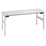 Table d'emballage bleu / gris
