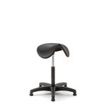 Tabouret d'atelier ergonomique avec patins hauteur 52 / 72 cm (min. / max. )