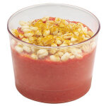 Verrine en plastique - modle coupe - 76 x 57 mm