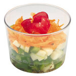 Verrine en plastique - modle coupe - 82 x 60 mm