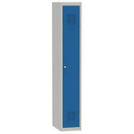 Vestiaire d�montable - propre el�ment d�part bleu 1800 x 300 x 500 mm