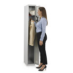 Vestiaire dmontable - propre elment dpart gris 1800 x 300 x 500 mm
