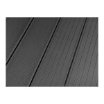 Bpc lame alvolaire woodoelba, 22 x 140 mm, anthracite, double face 2me choix / fin de srie, longueurs ...
