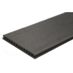 Bpc lame alvolaire woodomallorca, 25 x 250 mm, anthracite, longueur 4 m