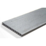 Bpc lame alvolaire woodomallorca, 25 x 250 mm, gris, longueur 4 m