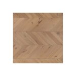 Ch�ne parquet, chevron, invisible, verni finition 14 x 90 x 510 mm, tri naturel (1, 836 m� / paquet)