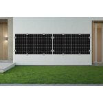 Kit complet de panneaux solaires pour fa�ade, fa�ade solaire compos�e de 2 modules de 760 watts, biface ...