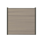 Kit xxxl premium, cl�ture composite coex, gris chin�, 20 mm (s) x 1790 mm (l) x 1750 mm (h), syst�me ...