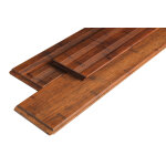 Lames de terrasse en bambou, franais / lisse, coffee, 20 x 140 x 2200 mm, 3 pcs / pe