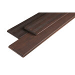 Lames de terrasse en bambou, fran�ais / lisse, espresso, 20 x 139 x 1870 mm, 3 pcs / pe