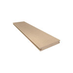 Lame de terrasse resysta, massive, strie sur une face / lisse sur une face avec rainure, 140 mm (l) ...