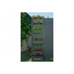 Mur de plantation modulaire pour cl�ture wpc, �l�ment 45 cm (largeur) x 185 cm (hauteur), jeu de couleurs ...