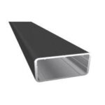 Profil de construction en aluminium revtu par poudre, noir, 29 x 49 mm, 2, 9 m de long (srie woodstore) ...