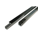 Profil universel en u pour cltures wpc, argent, adapt aux lments de remplissage jusqu' 20 mm 27 ...