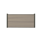 Xxxl premium kit complet, wpc coex. cl�ture, gris chin�, 20mm (s) x 1790 mm (l) x 900 mm (h), syst�me ...