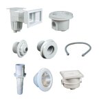 Kit pi�ces � sceller piscine liner hayward jusqu'� 8x4m