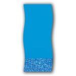 Liner piscine hors sol ovale swirl