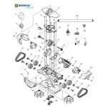 N°5 - logement central moteur robot mx8 N°5 - logement central moteur robot mx8