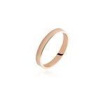 Alliances argent rose inayah ruban 3mm