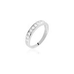 Alliance cllia argent blanc oxyde de zirconium