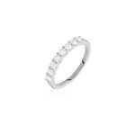 Alliance hera or blanc diamant