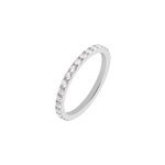 Alliance lauralee tour complet or blanc diamant Alliance lauralee tour complet or blanc diamant