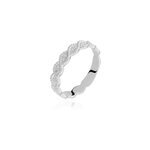 Alliance marielle ruban plat or blanc Alliance marielle ruban plat or blanc