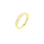 Alliance rhea or jaune diamant