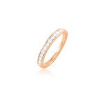 Alliance rhea or rose diamant